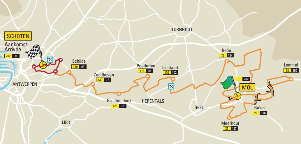 Scheldeprijs map 2017