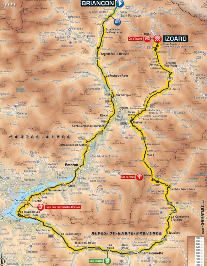 TDF17 St18 map