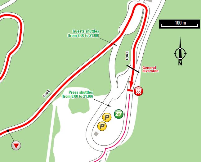 TDF St5 finishing map