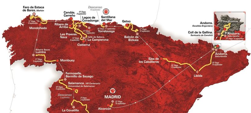 Vuelta Route 2018 top