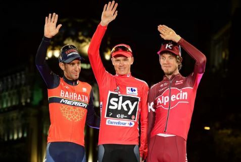 Vuelta podium 2017