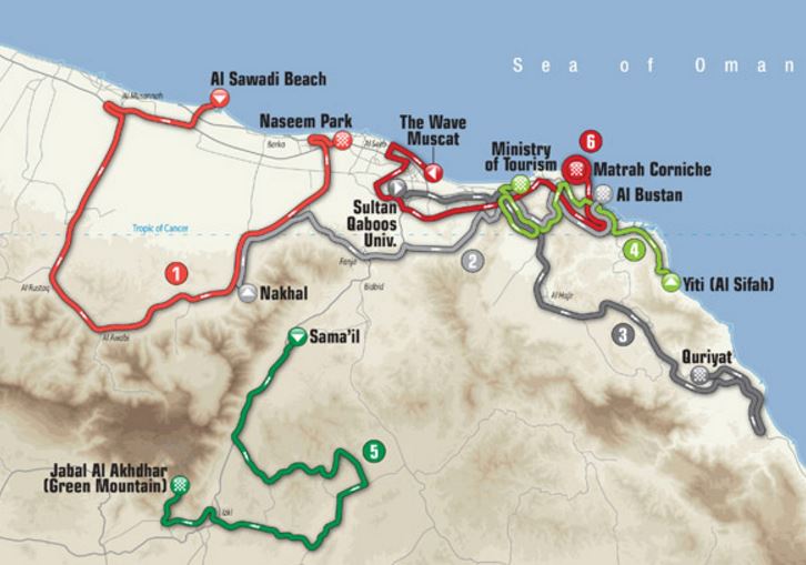 oman map 2017