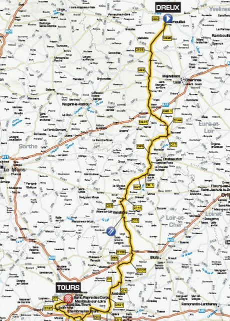 paris tours map 2016