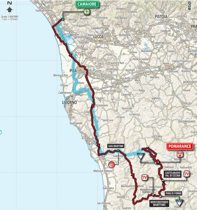 tirreno stage2 map